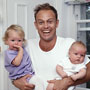 Jason Donovan with Jemma & Zac